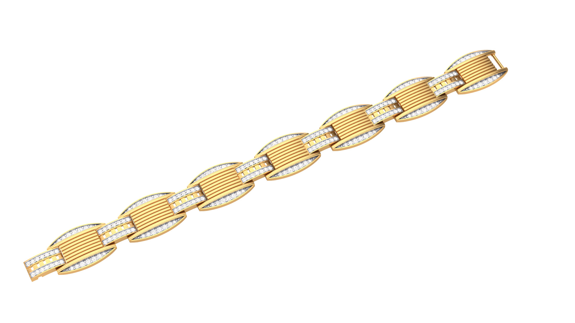 Gent Light Bracelet 3D Model 3D print model_7