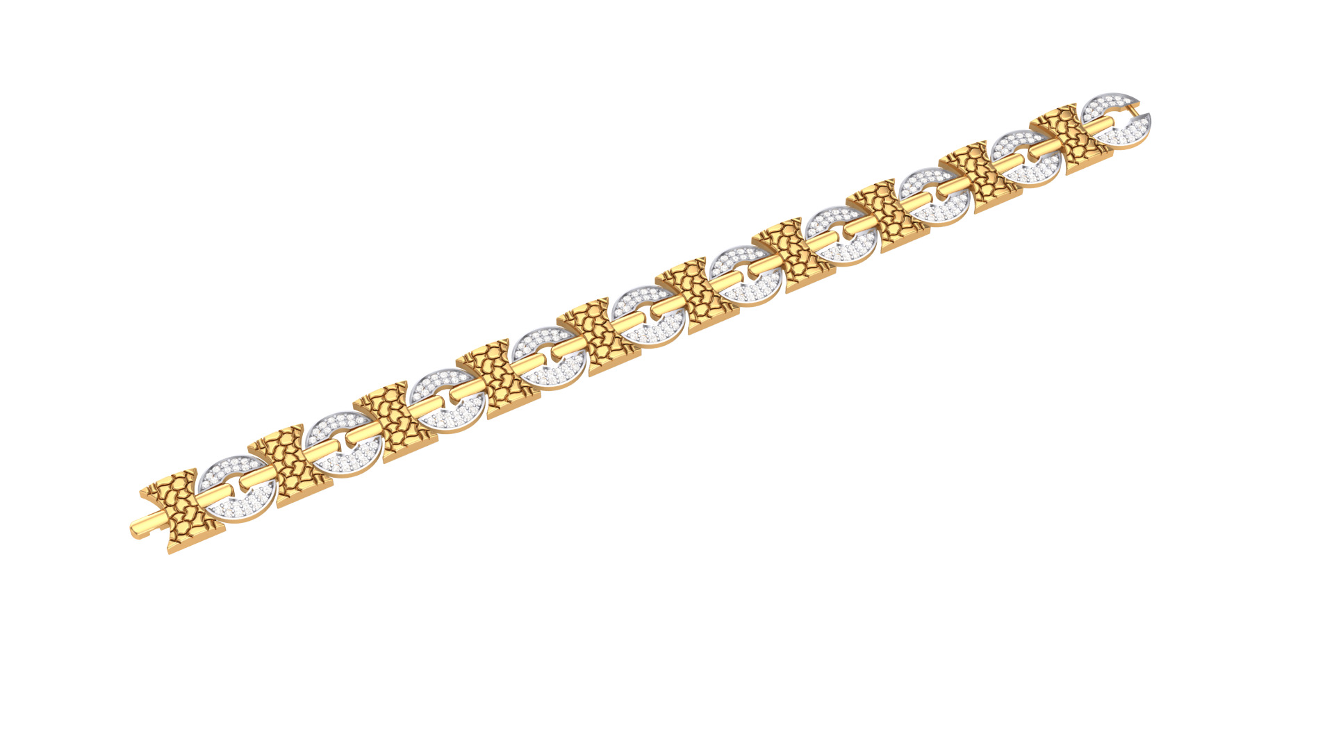 Gent Light Bracelet 3D Model 3D print model_9