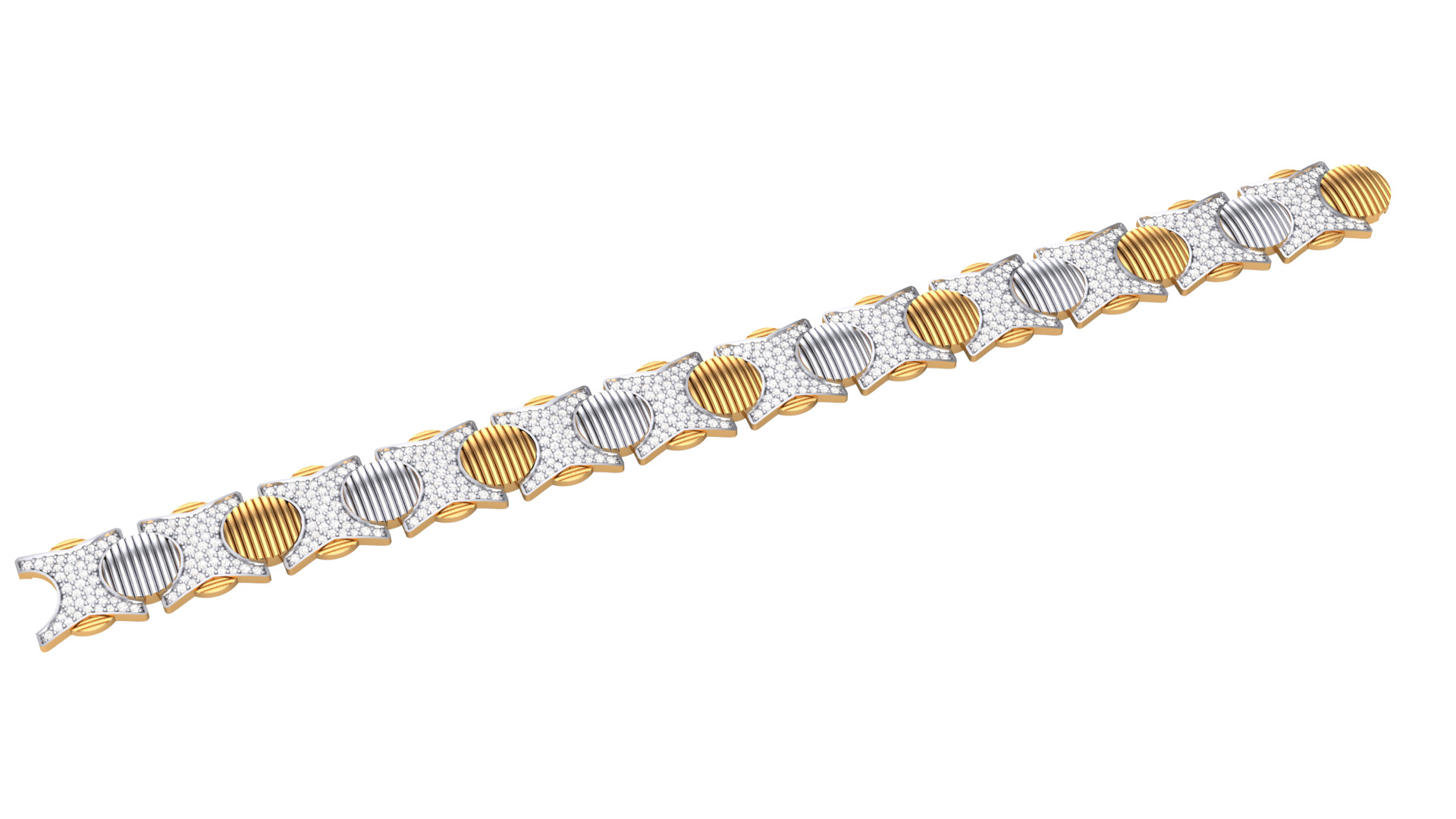 Gent Light Bracelet 3D Model 3D print model_24