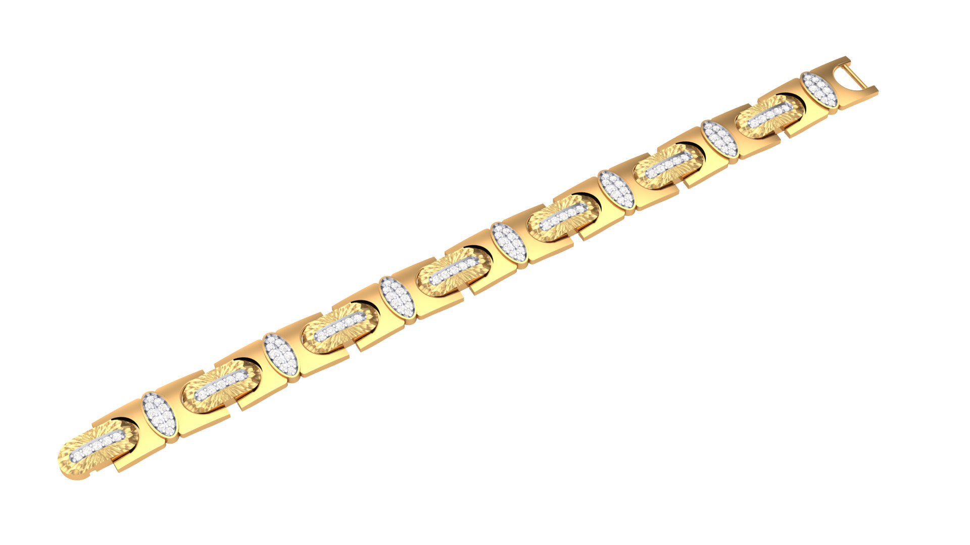 Gent Light Bracelet 3D Model 3D print model_3