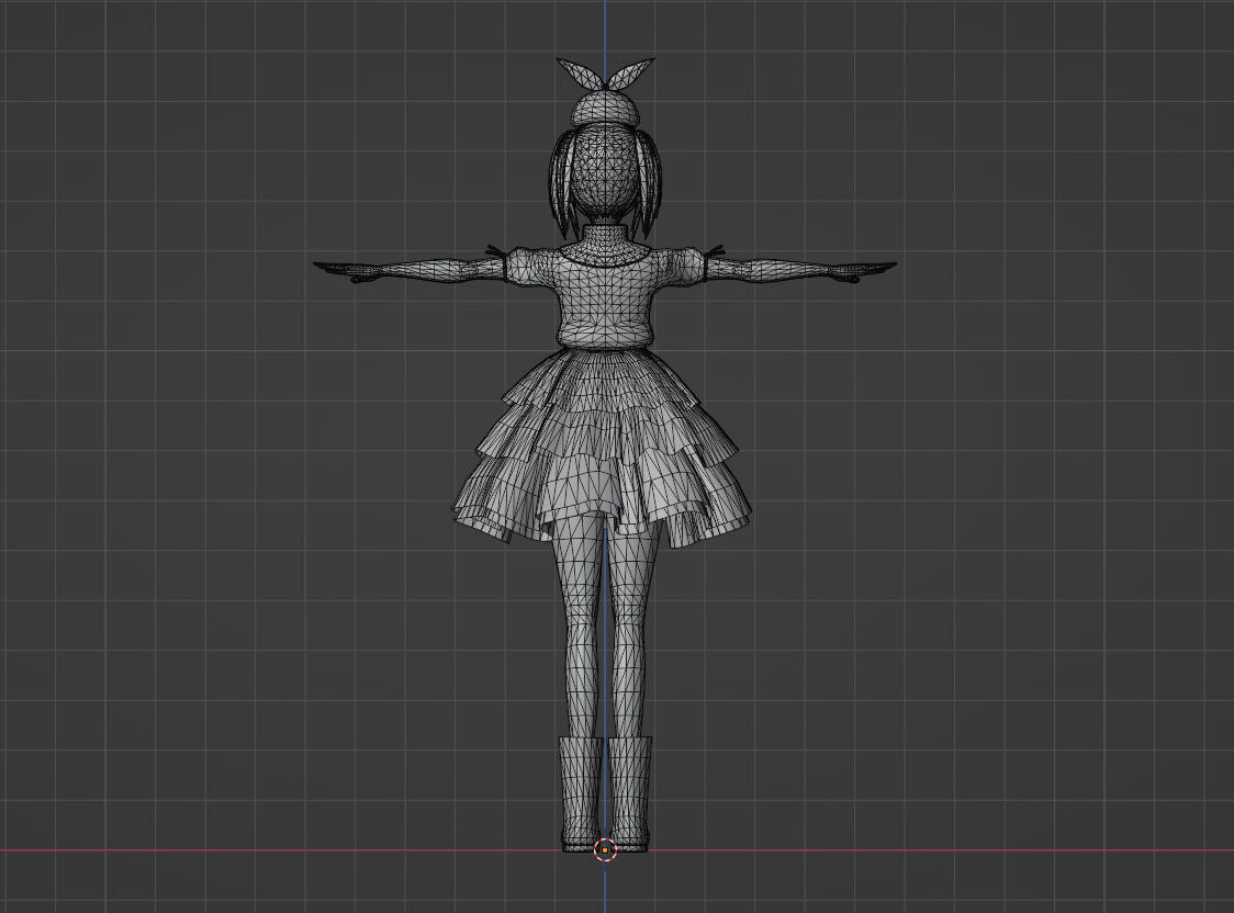 Yotsugi Ononoki - Anime Style VTuber Avatar - Ready to use 3D model_9