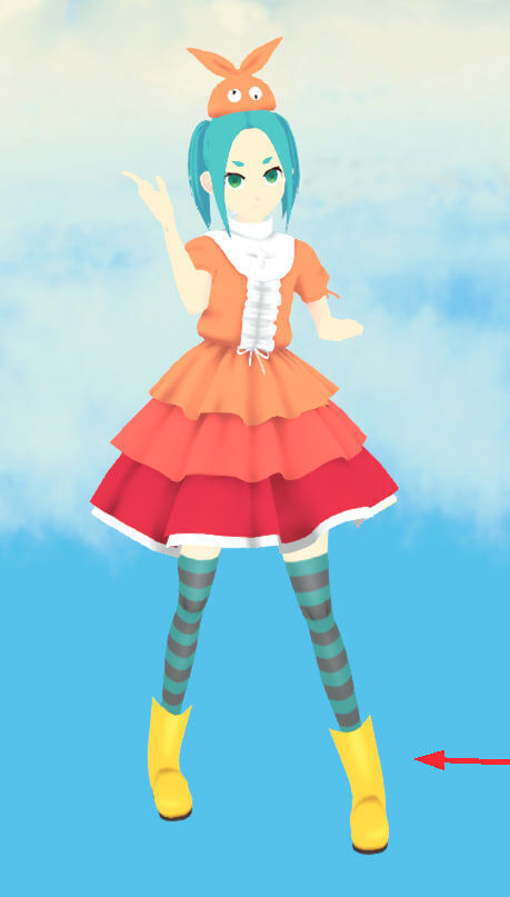 Yotsugi Ononoki - Anime Style VTuber Avatar - Ready to use 3D model_3