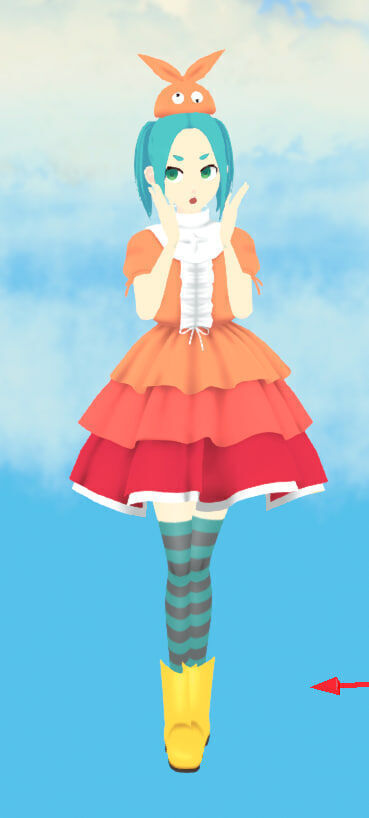 Yotsugi Ononoki - Anime Style VTuber Avatar - Ready to use 3D model_4