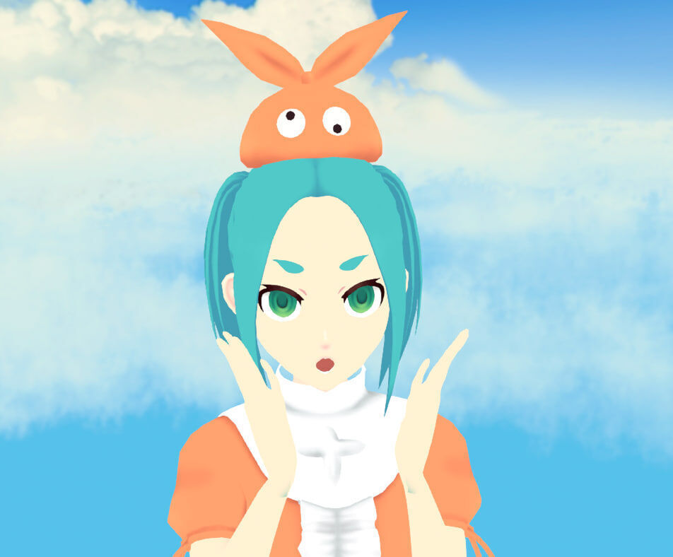Yotsugi Ononoki - Anime Style VTuber Avatar - Ready to use 3D model_5