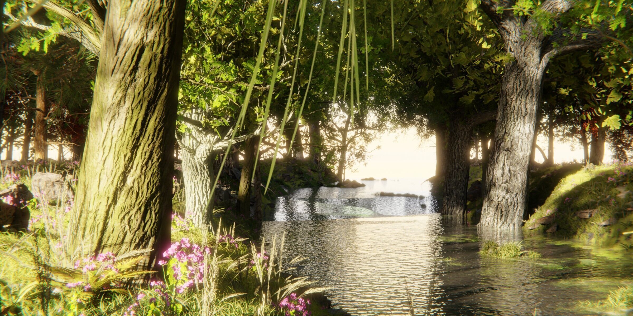 Make Forest V2 Geometry nodes Forest River and Path Generator 3D model_4