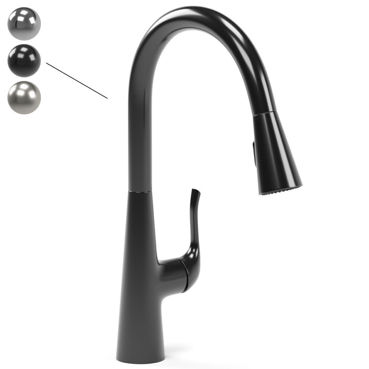ELKAY kitchen faucets 3D model_1