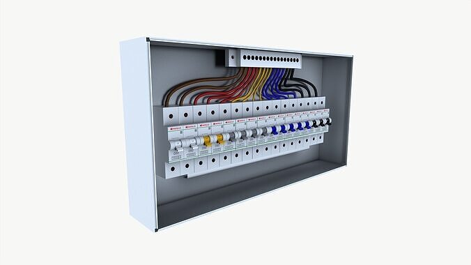 MCB Box Low-poly 3D model