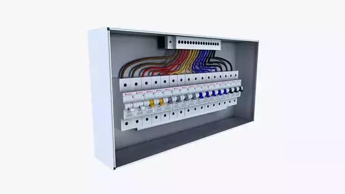 MCB Box Low-poly 3D model