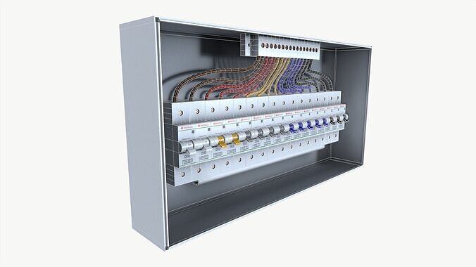 MCB Box Low-poly 3D model 7
