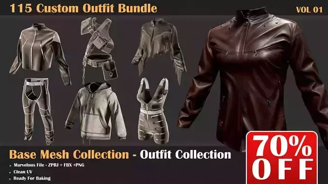 115 Custom Outfit Bundle - VOL 01  