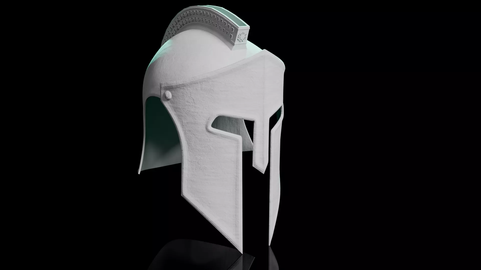Greek Spartan Ancient Corinthian Helmet 3D print model