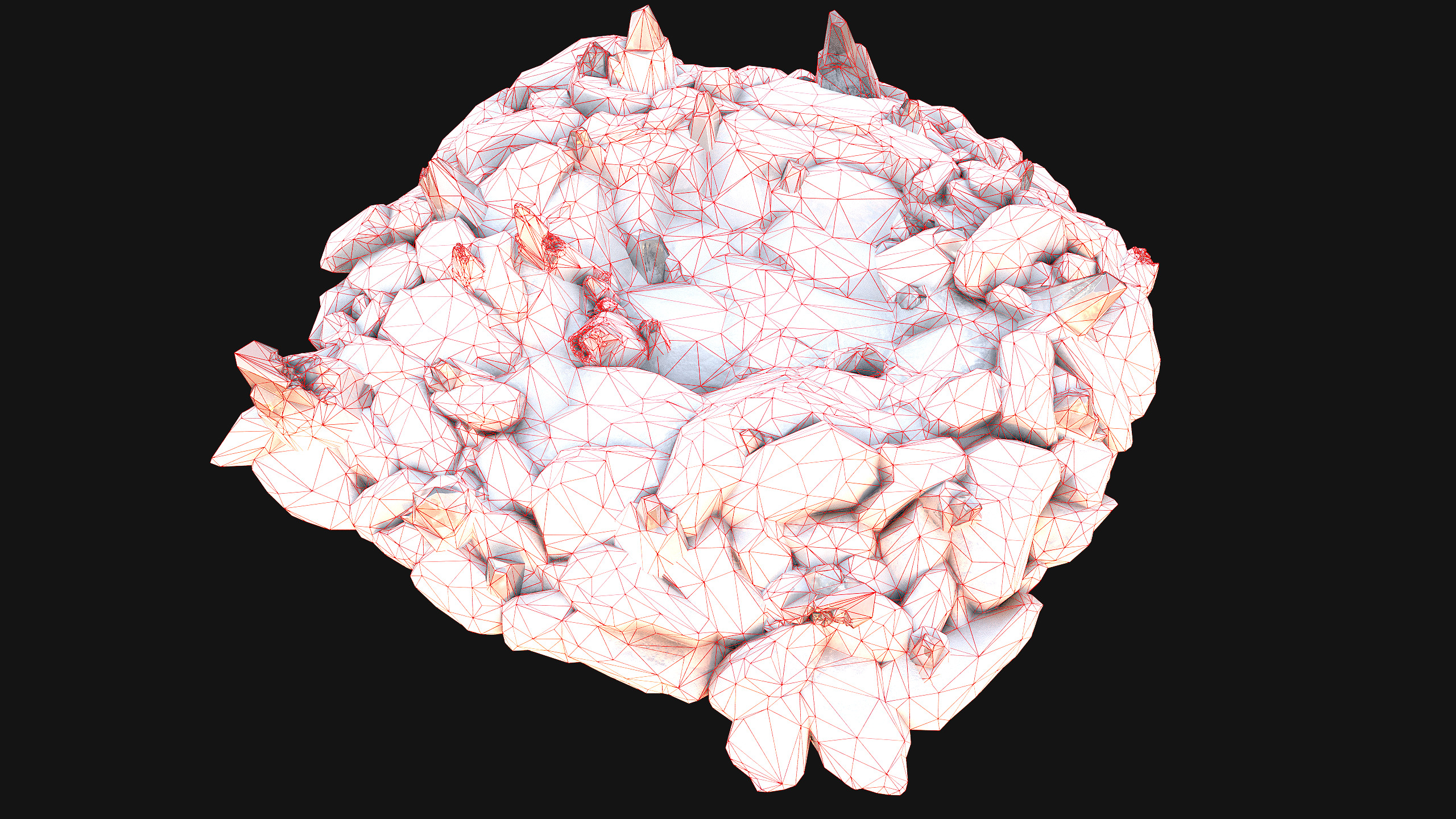 Medieval Mine Industrial Environment Pack Ore Crystals Metal Low-poly 3D model_81