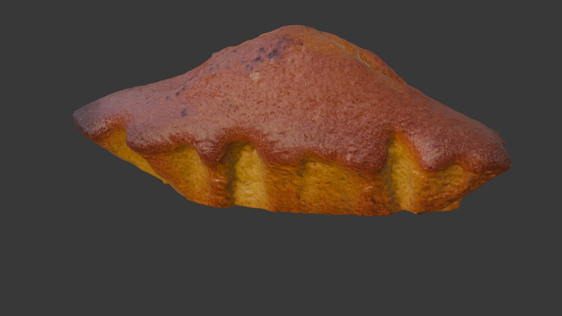 Baked Pie Scanned Model Low-poly 3D model_5