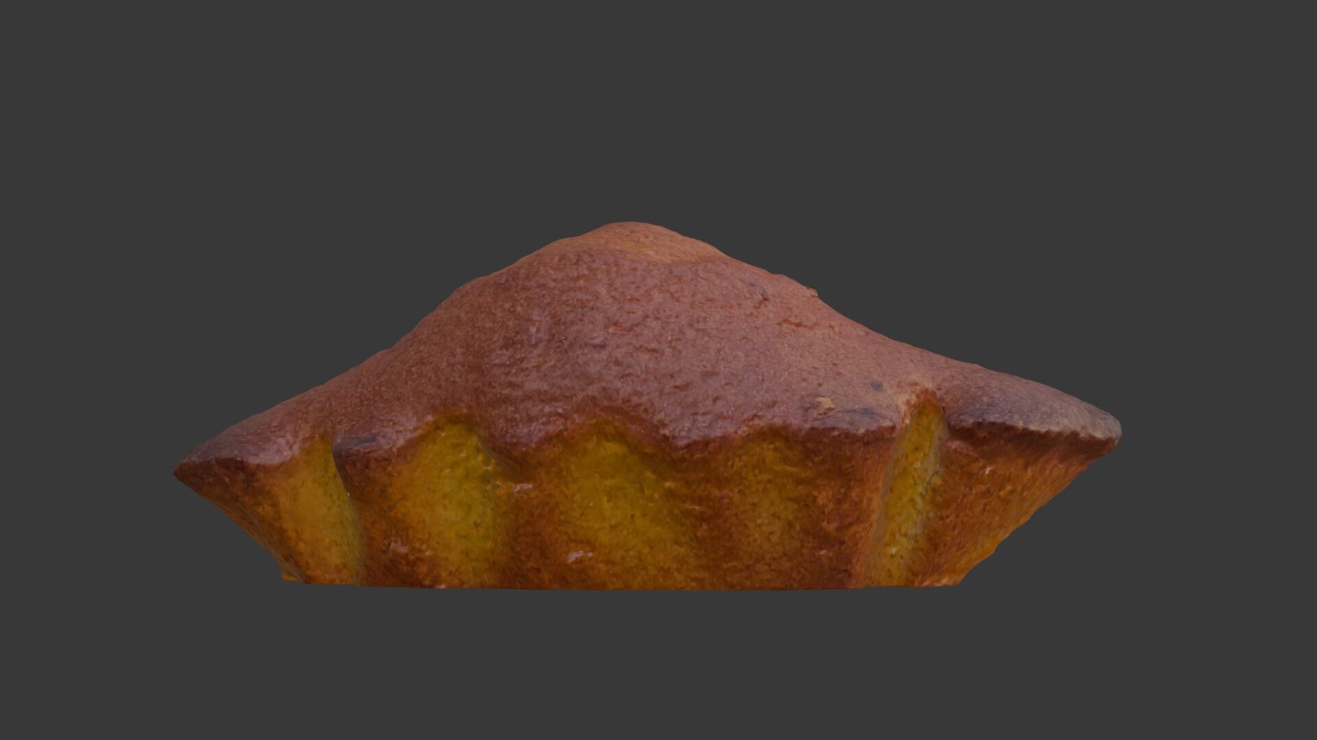 Baked Pie Scanned Model Low-poly 3D model_7