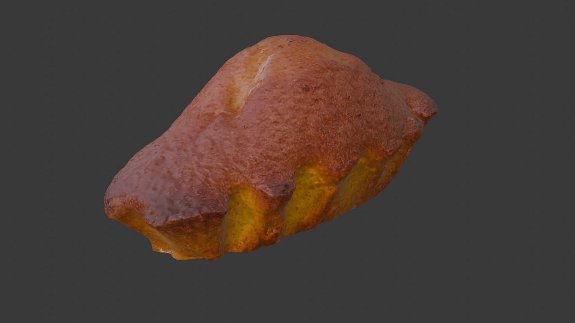 Baked Pie Scanned Model Low-poly 3D model_2