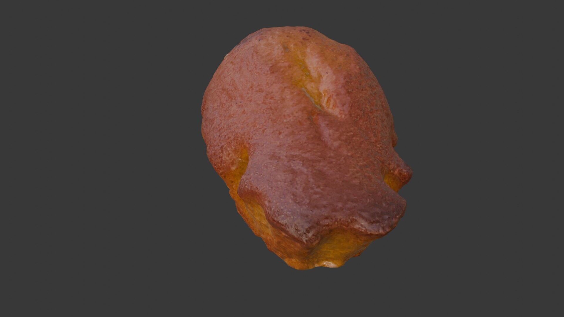 Baked Pie Scanned Model Low-poly 3D model_4