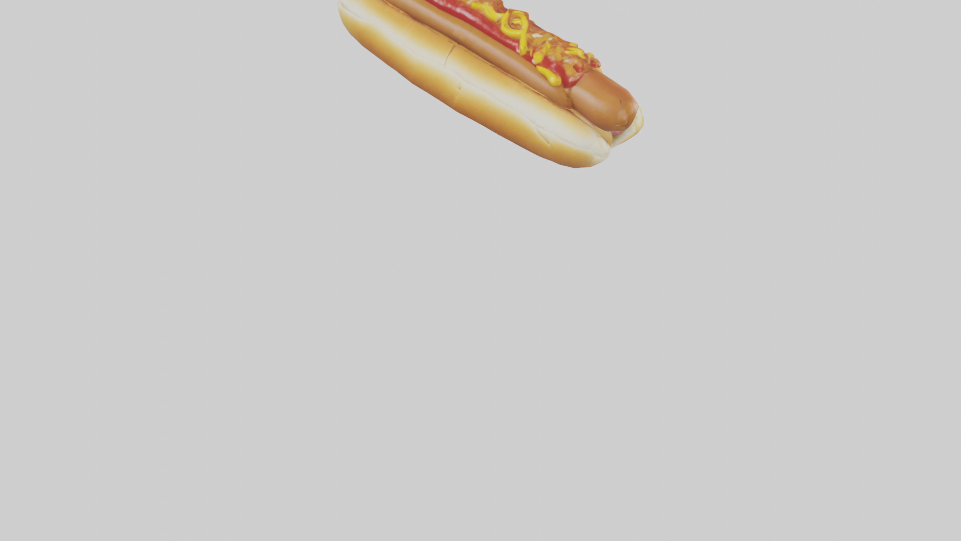 Chili dog model 3D model_5