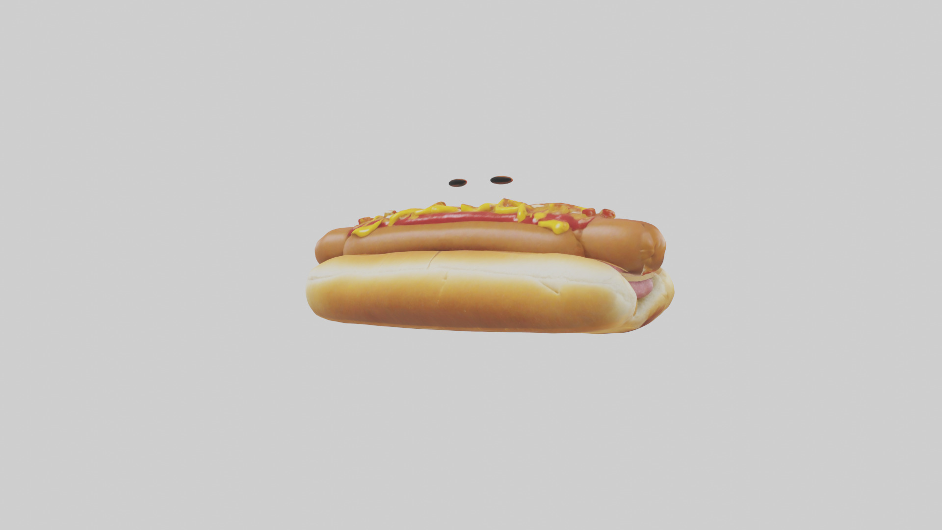 Chili dog model 3D model_10