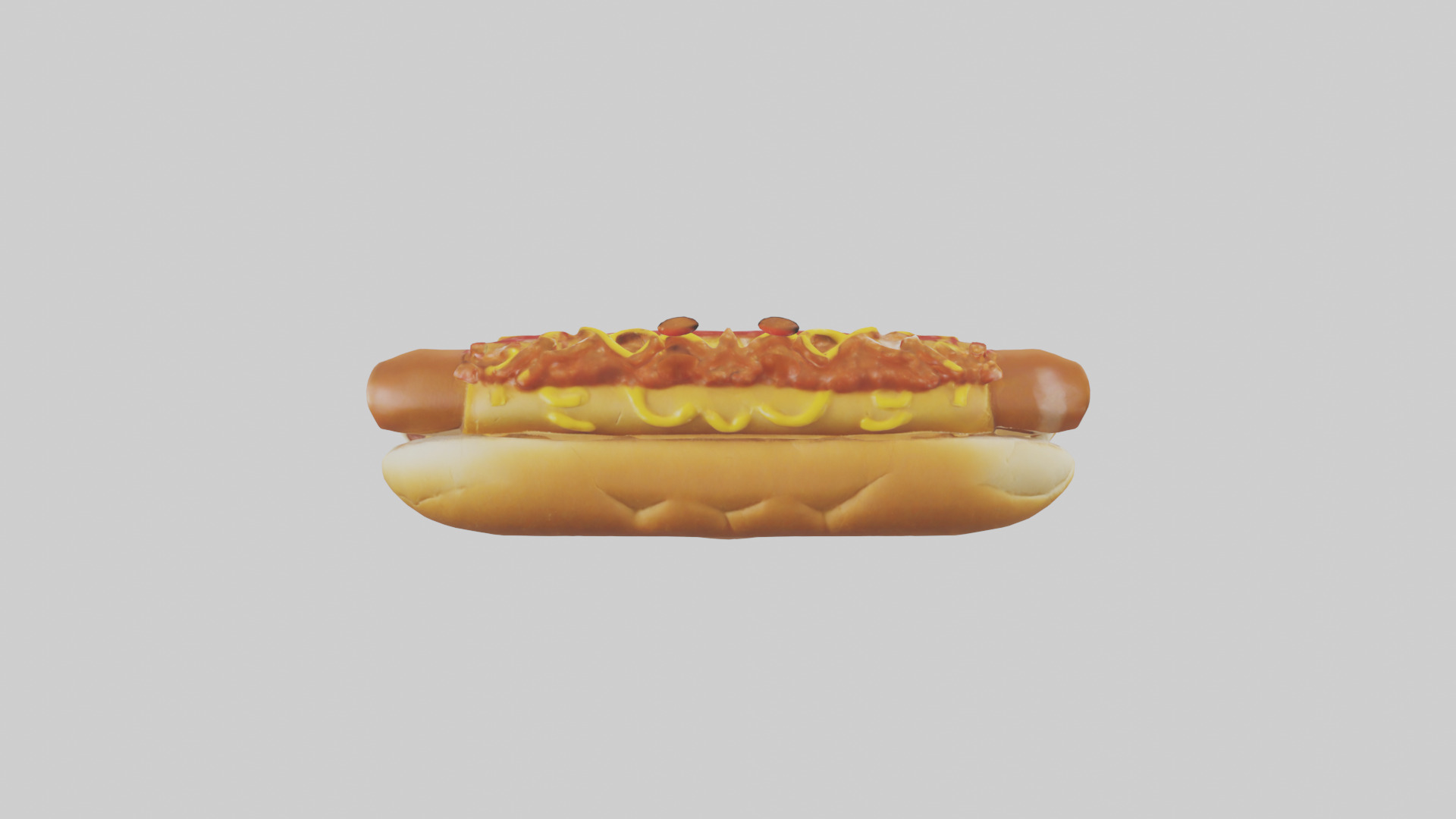 Chili dog model 3D model_15
