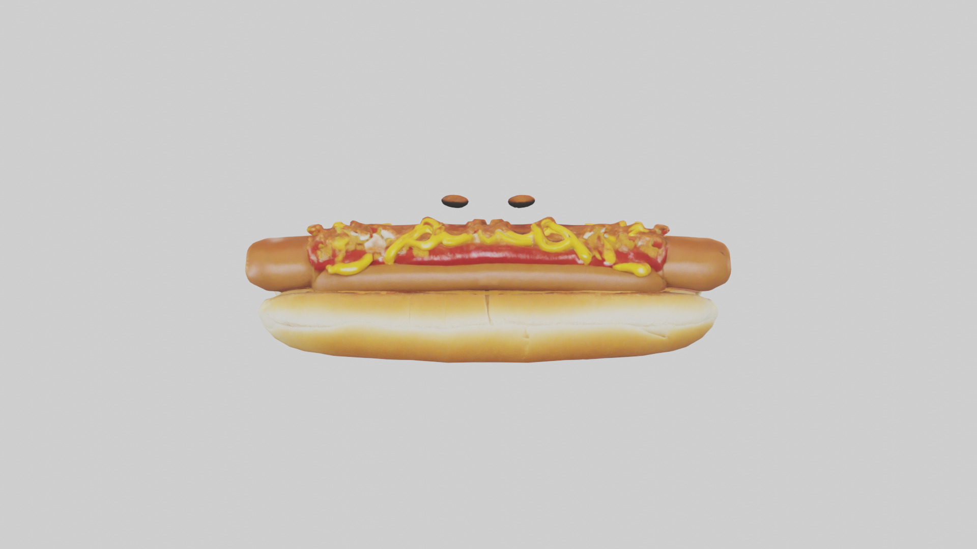 Chili dog model 3D model_16