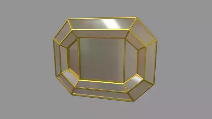Gold Antique Mirror 01