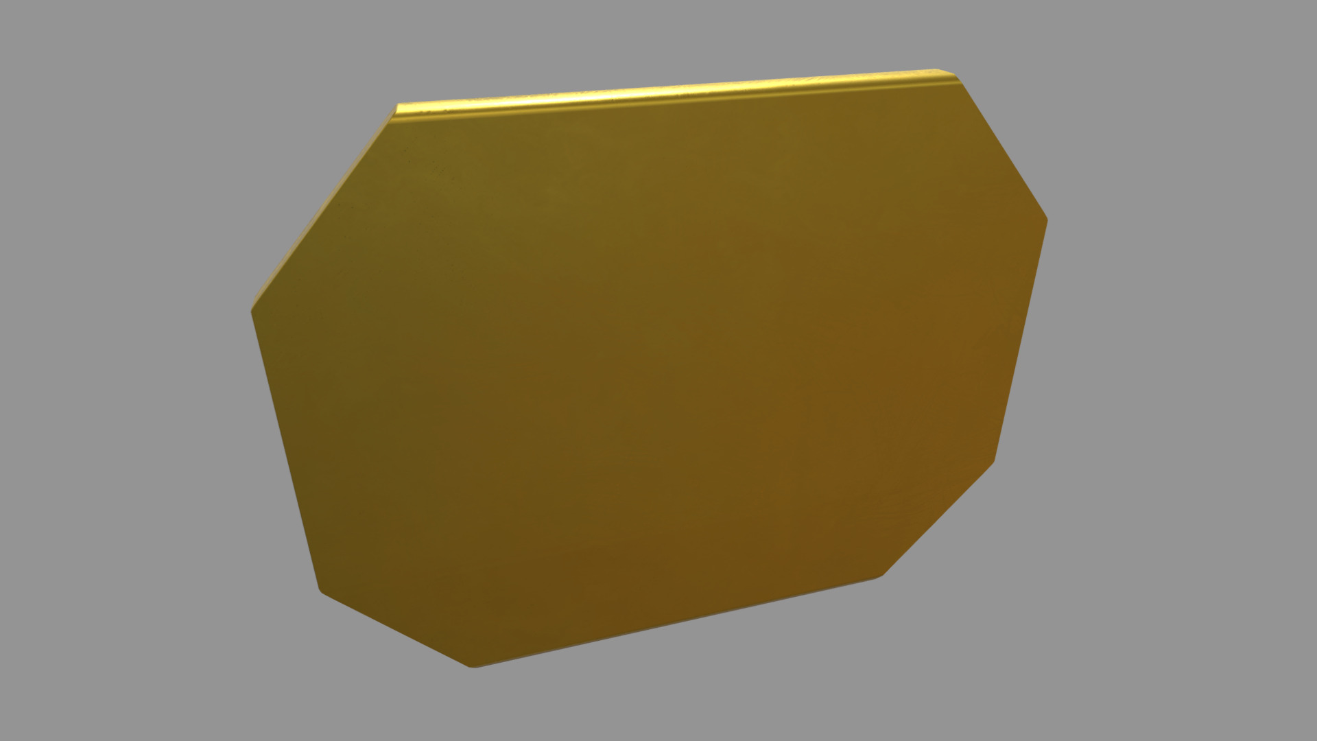 Gold Antique Mirror 01 Low-poly 3D model_4