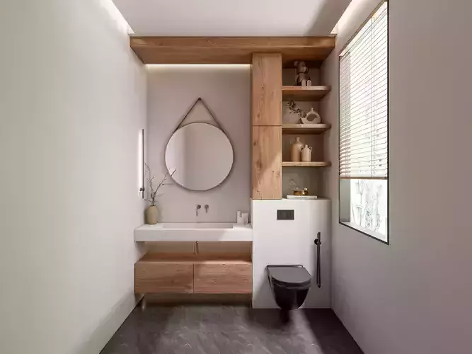 Bathroom 60 3D model