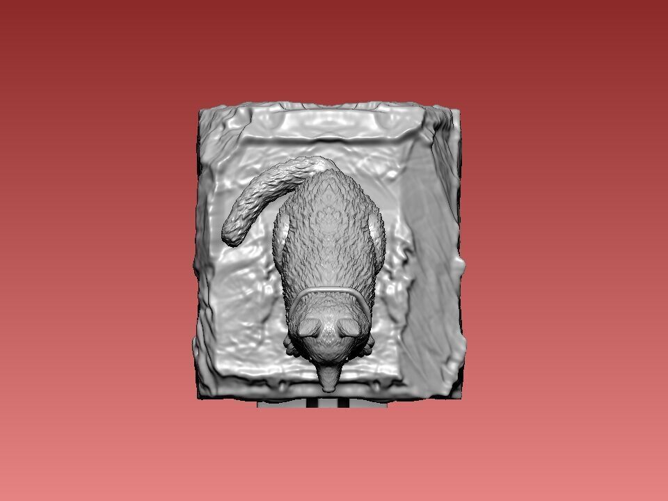 NCAA - Washington huskies mascot statue - 3d Print 3D print model_3