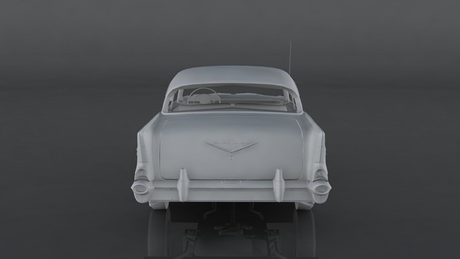 Chevrolet Bel Air Low-poly 3D model_8