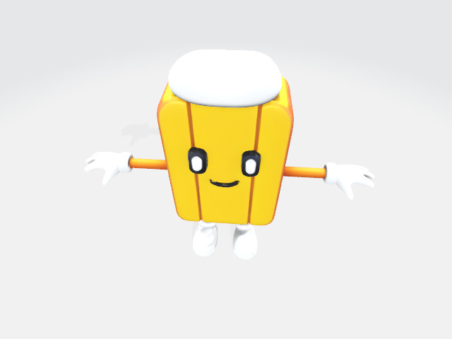 Fantasy character Low-poly 3D model_3