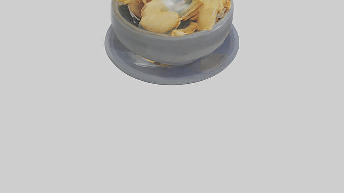 Chip Bowl model 3D model 7