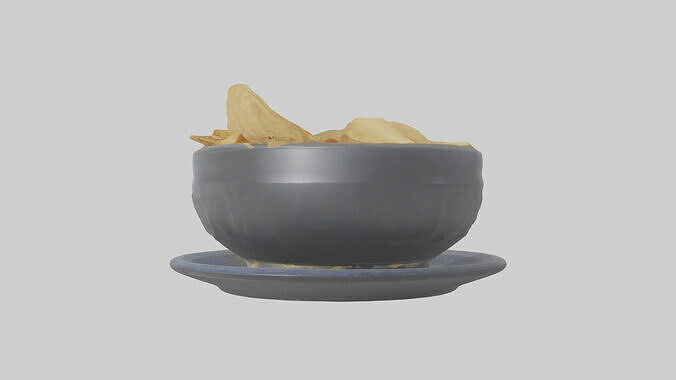 Chip Bowl model 3D model 2