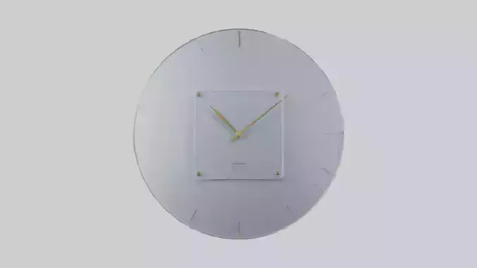 Transparent Wall Clock model