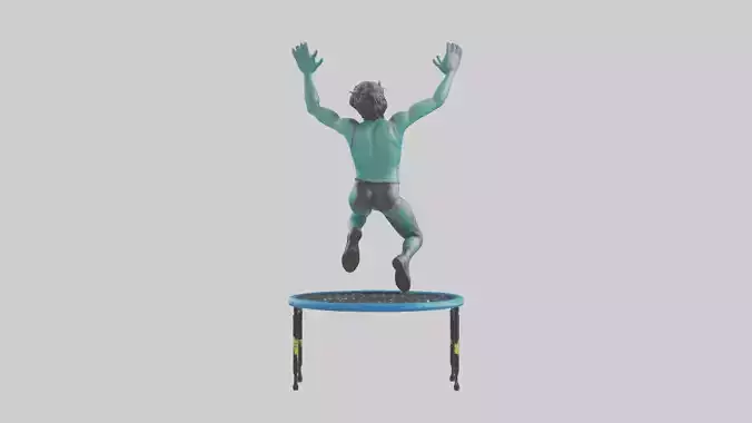 Trampoliner MidBounce statue model