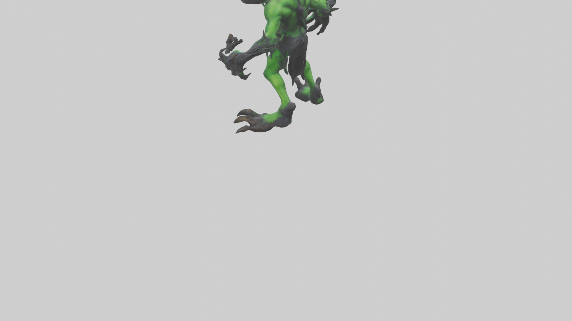 Toxic Demon model Low-poly 3D model_5