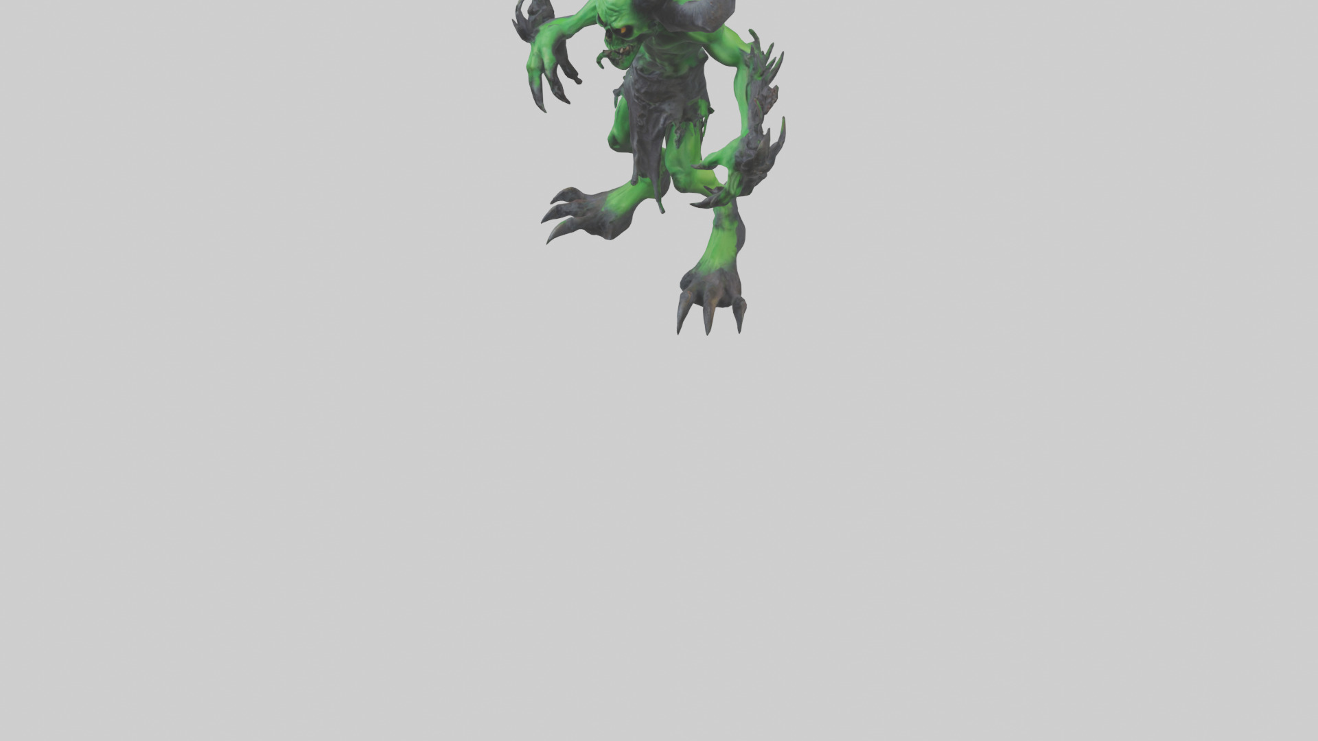 Toxic Demon model Low-poly 3D model_7