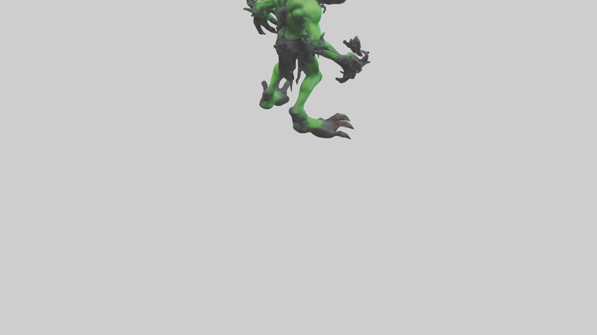 Toxic Demon model Low-poly 3D model_6