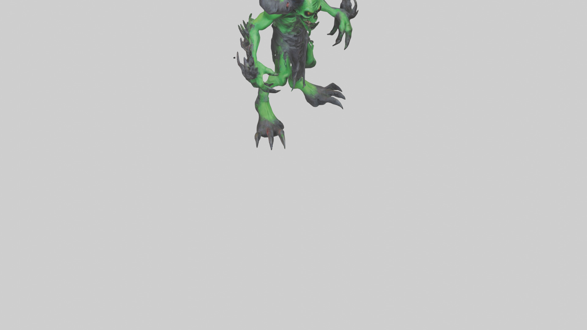 Toxic Demon model Low-poly 3D model_8