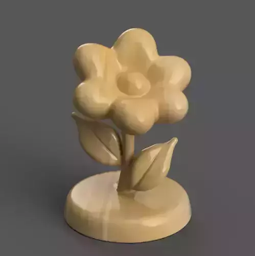 Cute 3D Flower STL Beautiful Home Desk Decoration 3D print model