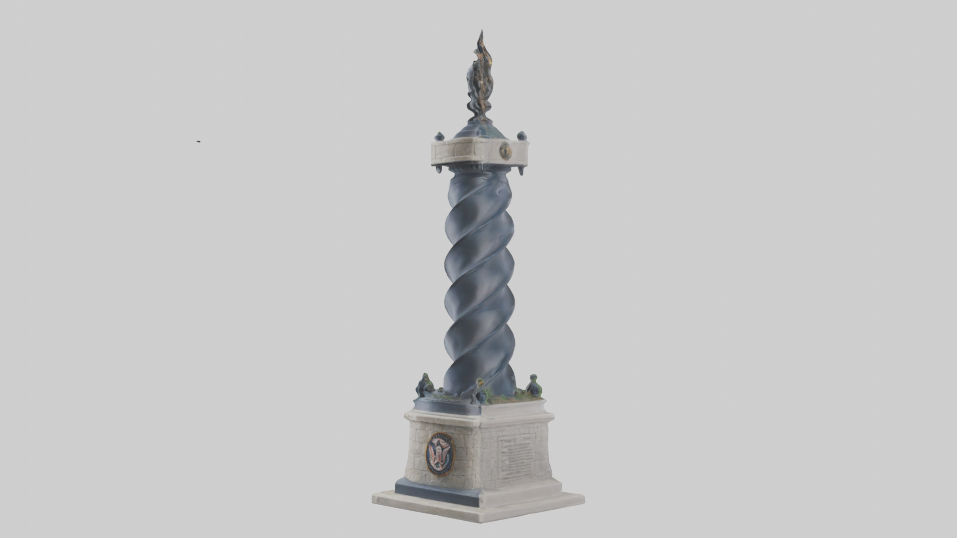 Tower of Honor statue model Low-poly 3D model_8