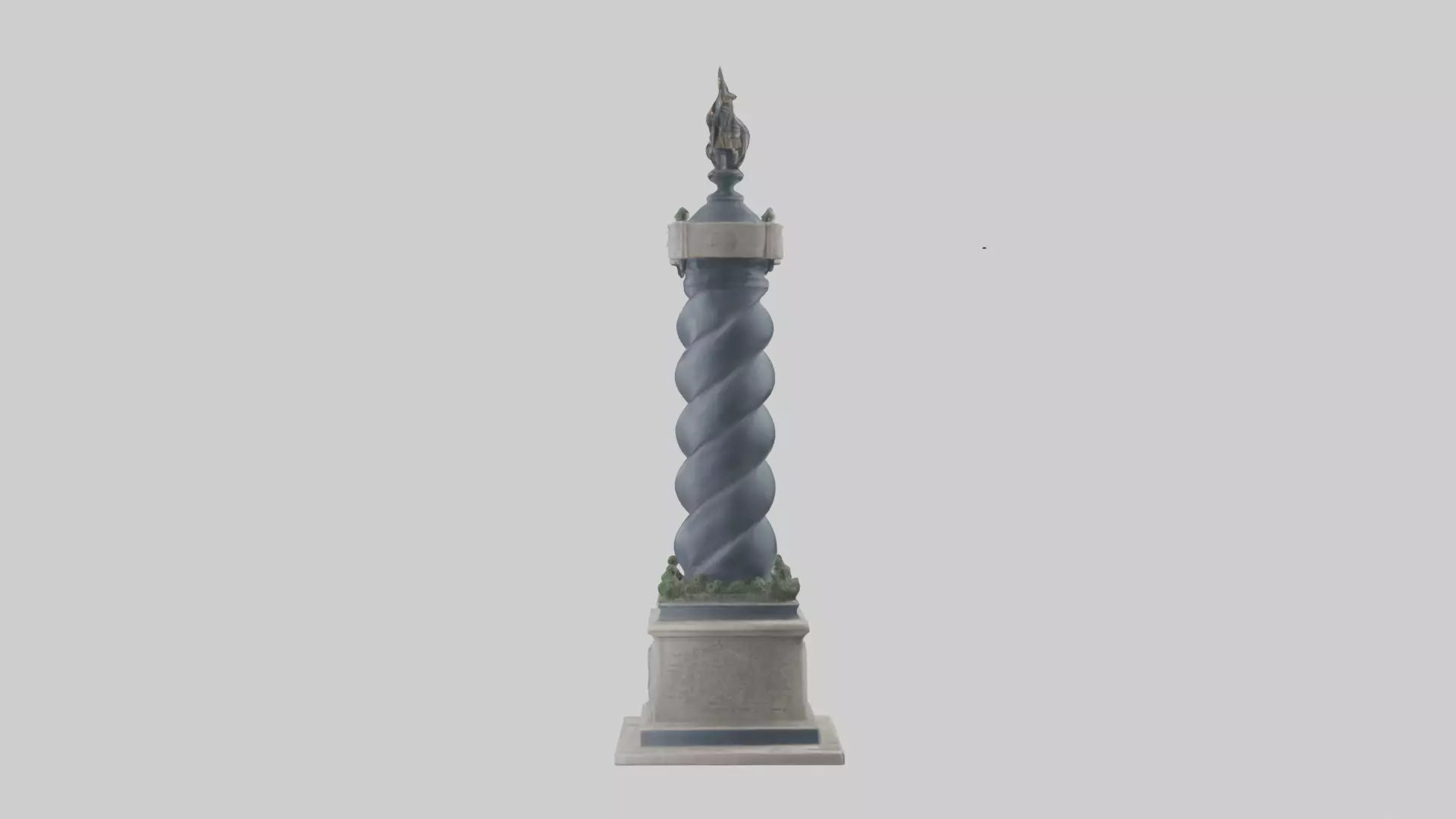Tower of Honor statue model Low-poly 3D model_0