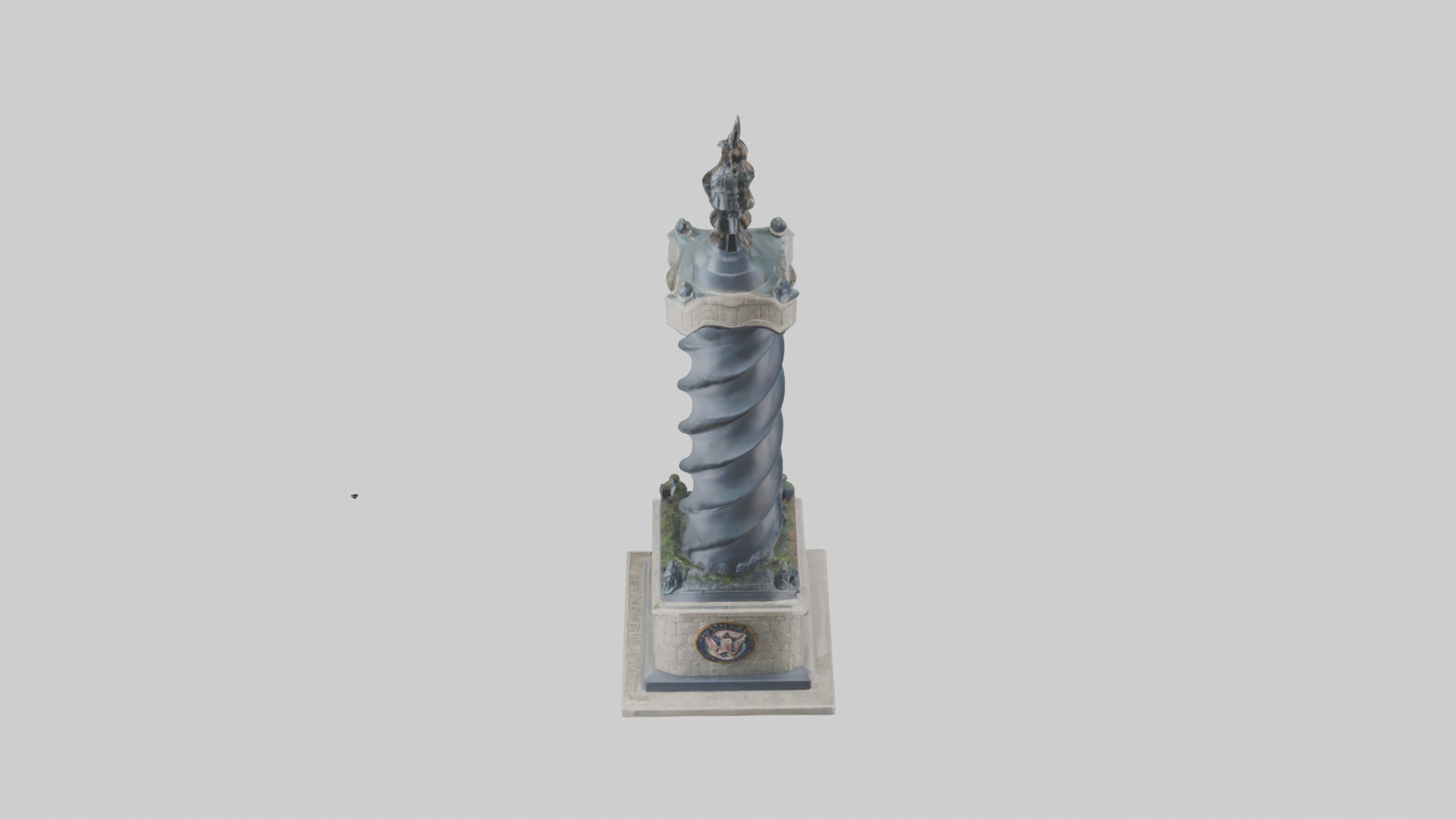Tower of Honor statue model Low-poly 3D model_16