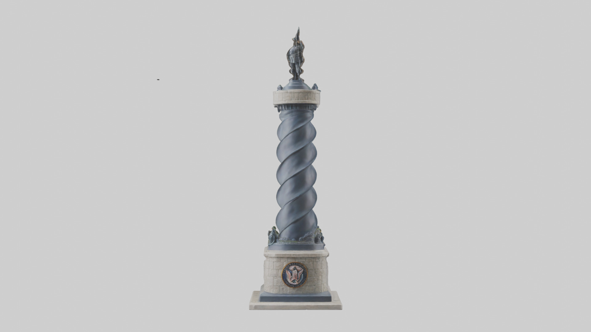 Tower of Honor statue model Low-poly 3D model_9