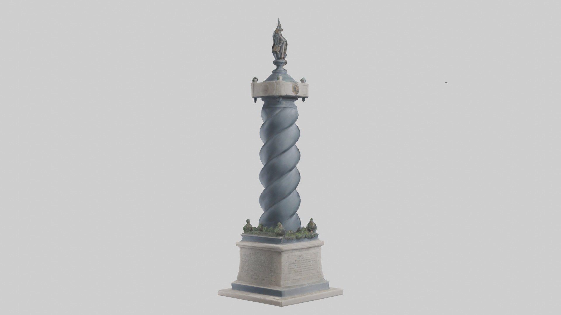 Tower of Honor statue model Low-poly 3D model_2