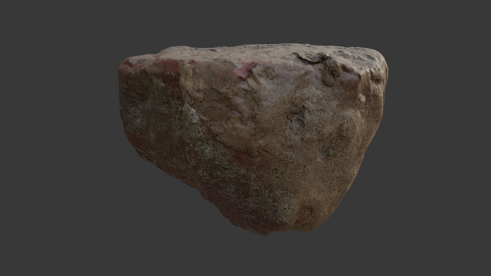 Realistic Rock - 3D Scanned Model Low-poly 3D model_4