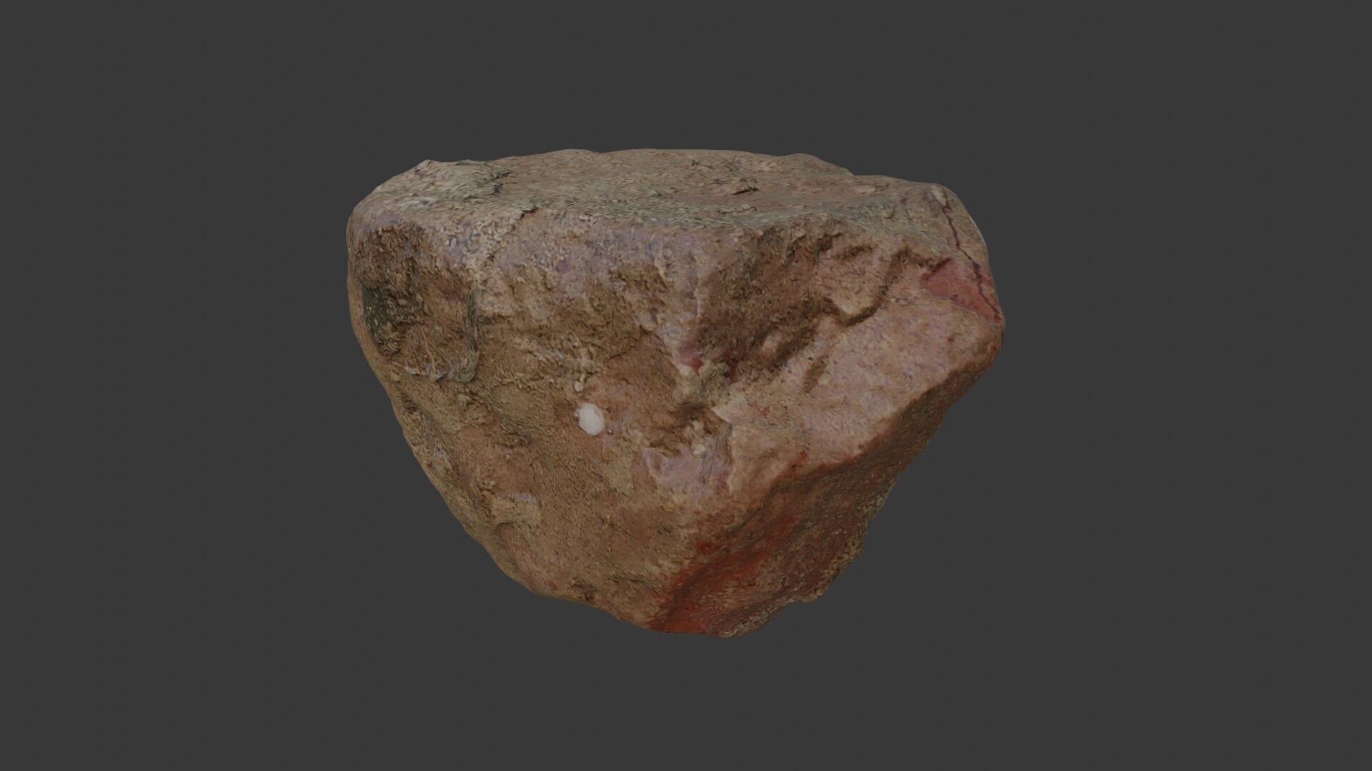 Realistic Rock - 3D Scanned Model Low-poly 3D model_1