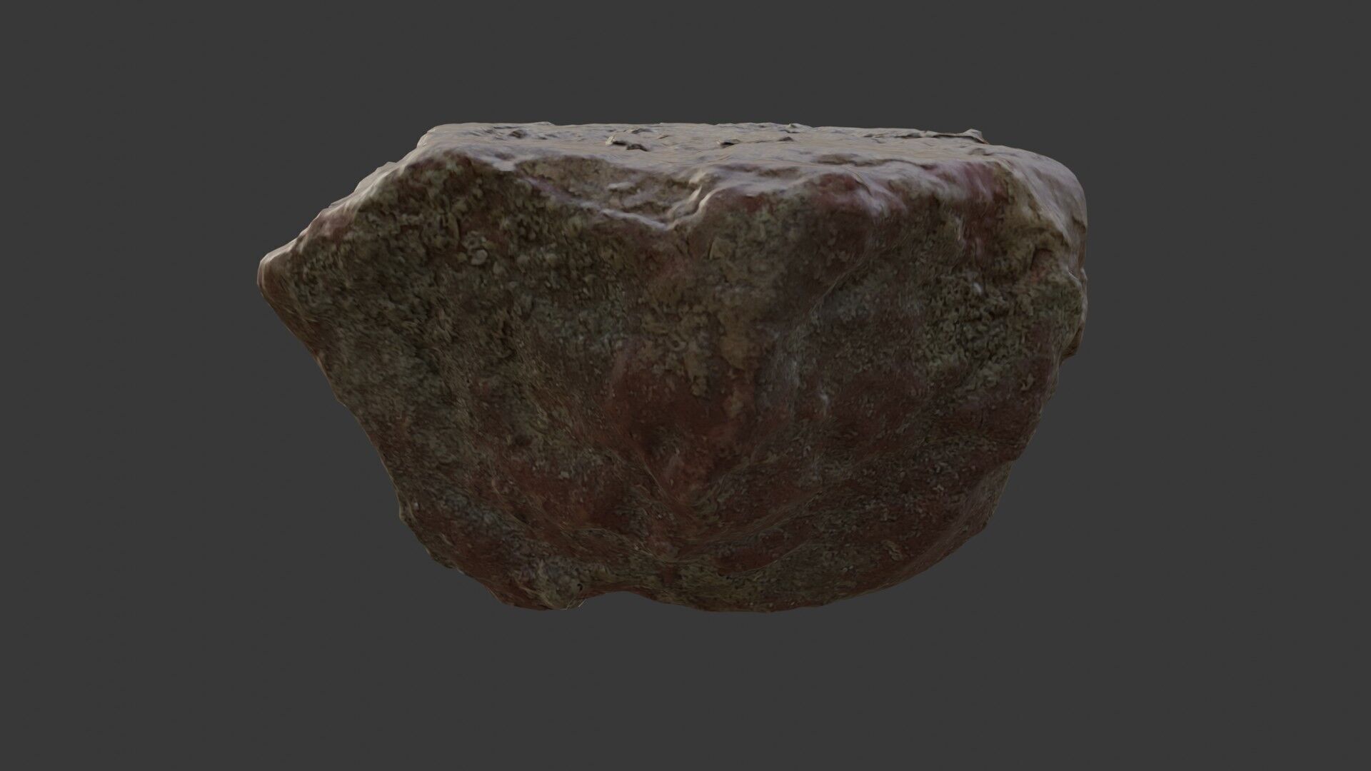 Realistic Rock - 3D Scanned Model Low-poly 3D model_5