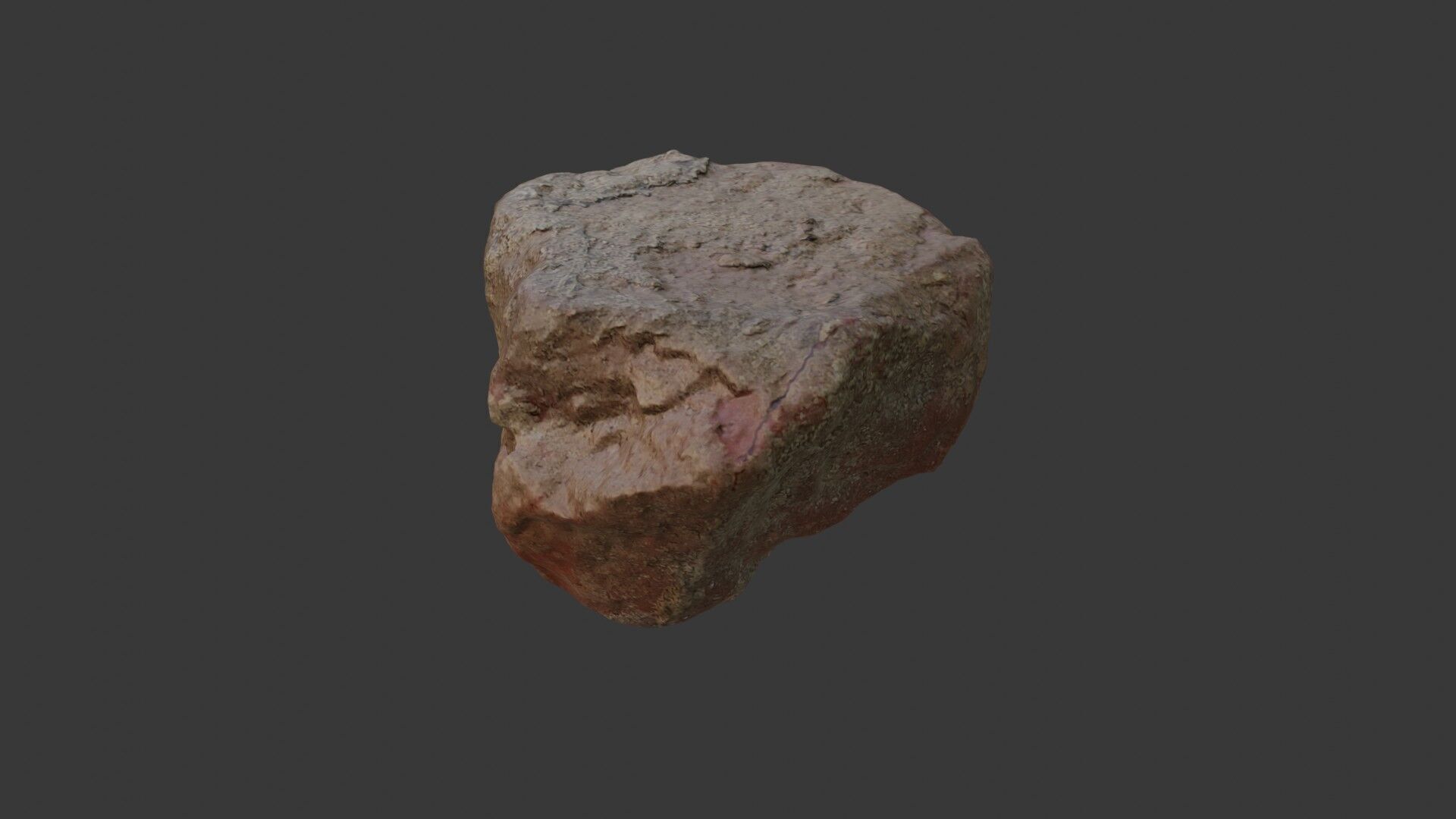 Realistic Rock - 3D Scanned Model Low-poly 3D model_6
