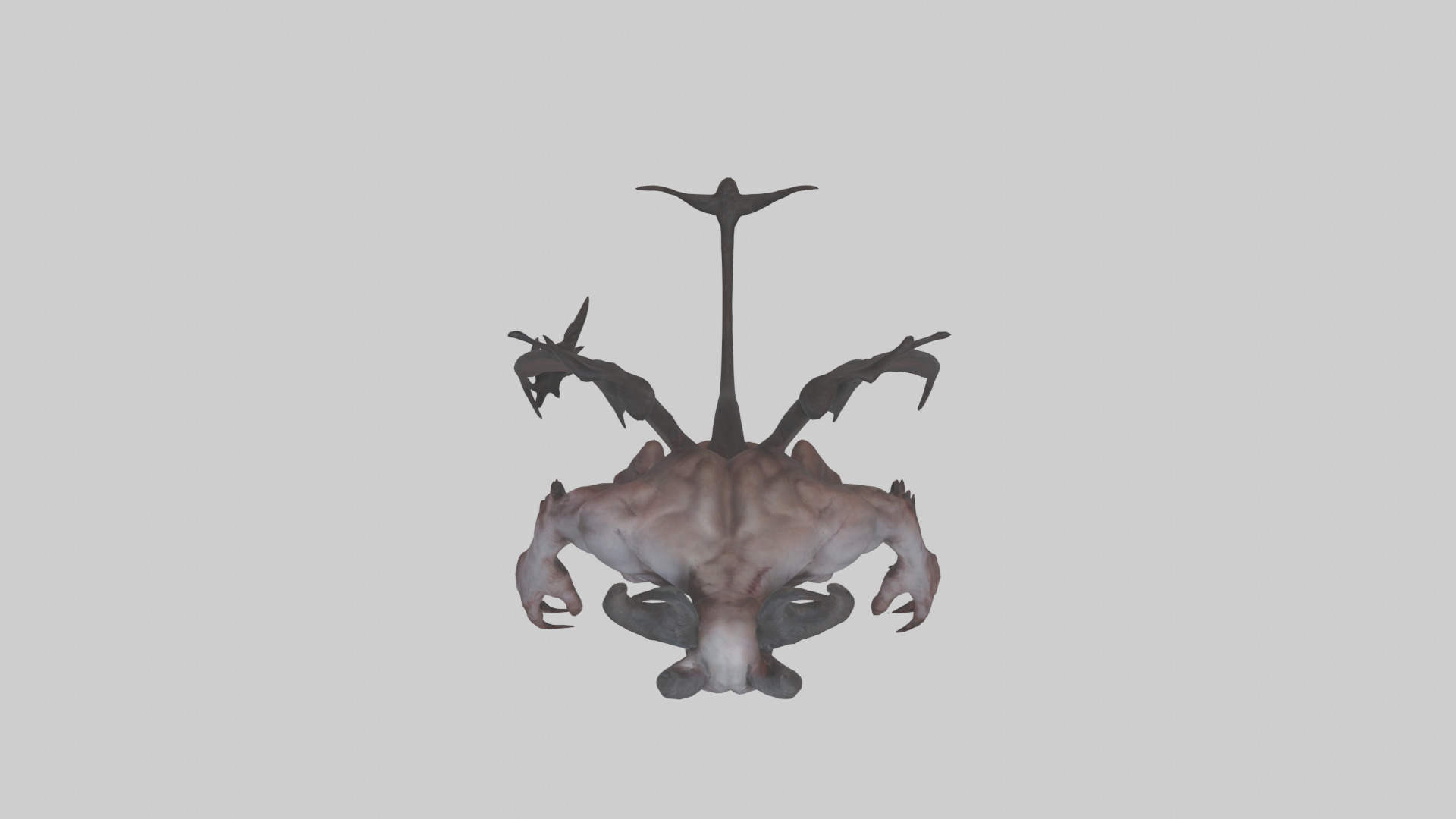 Tormented Demon model Low-poly 3D model_14