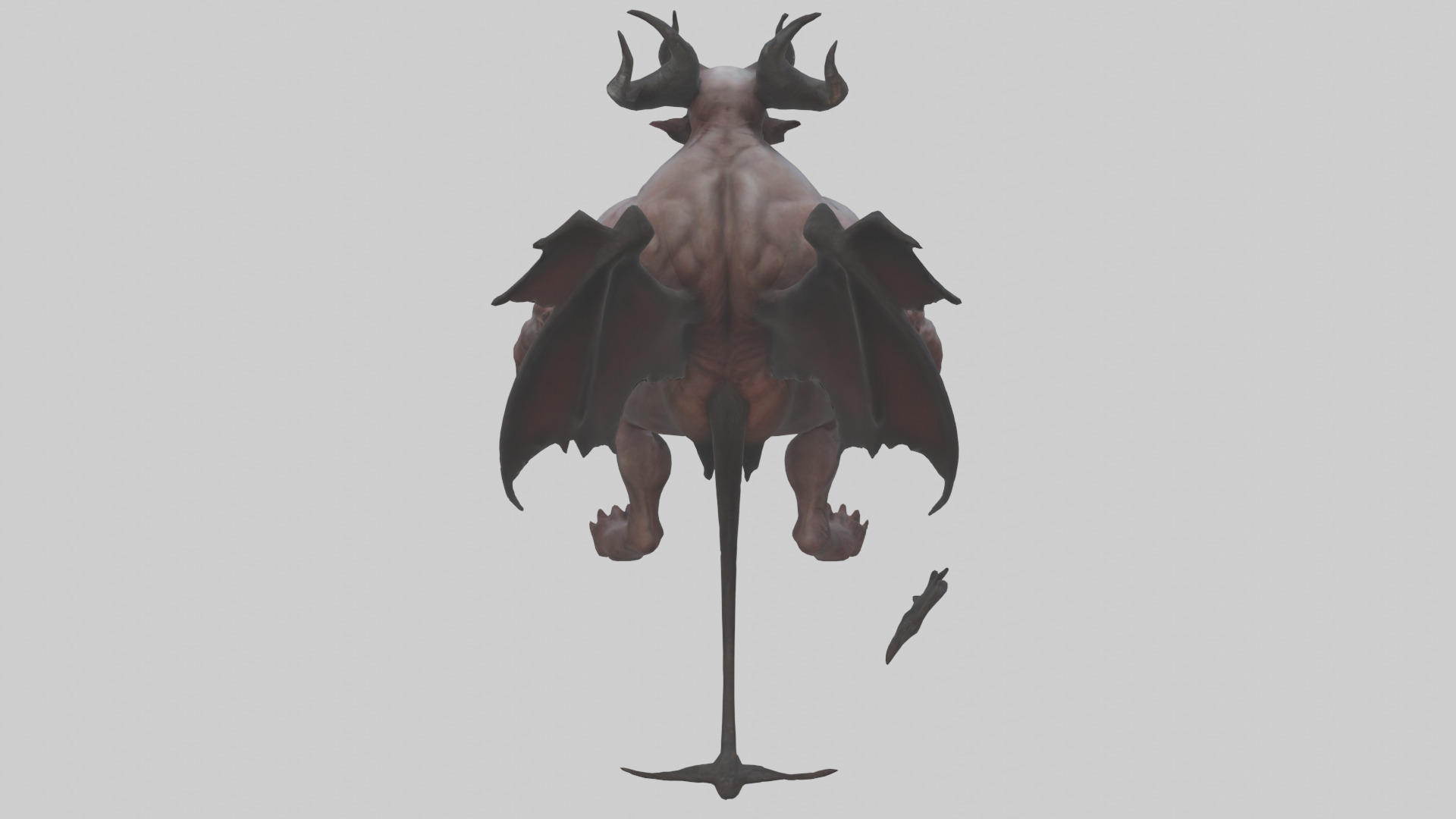 Tormented Demon model Low-poly 3D model_15